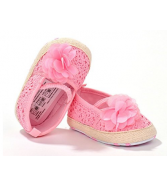 Infant Girls' Shoes Floral Net Yarn Ballerina Shoes